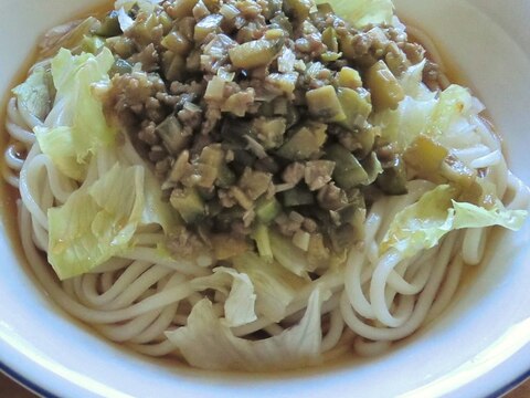 なすそぼろ★冷やし麺